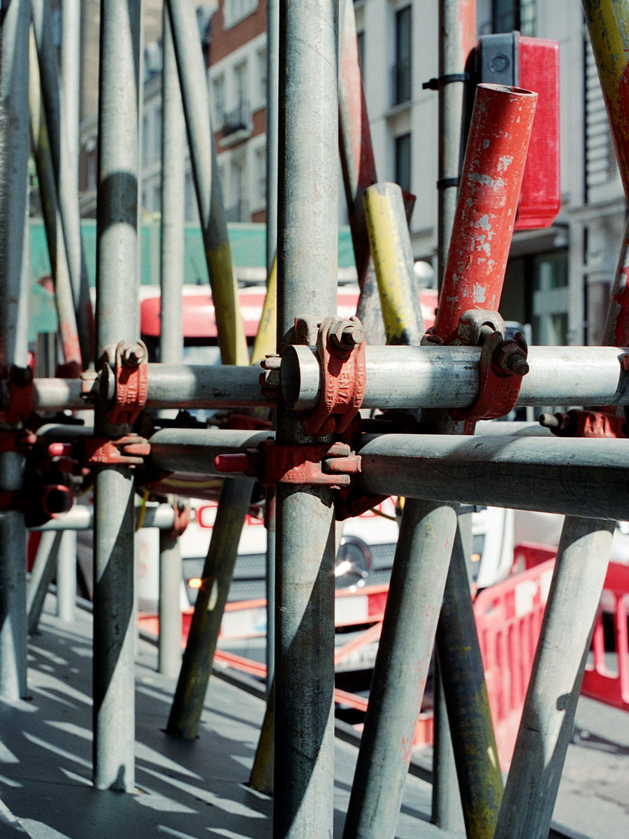 Scaffolding in London